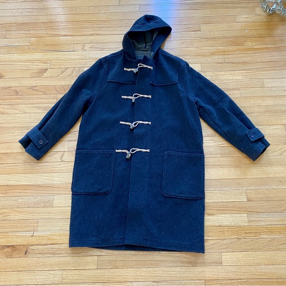 Banana Republic Wool Duffle Coat medium mens - Picture 1 of 14
